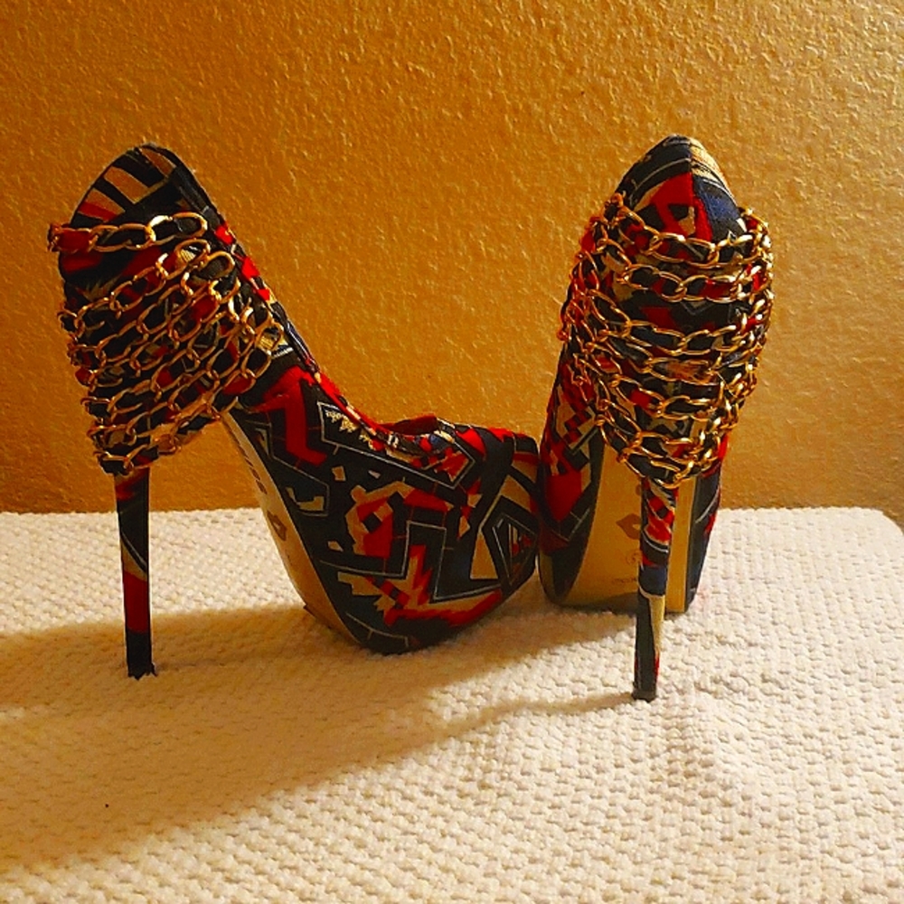 Redkiss , size 7.5 ,7inch stilettos